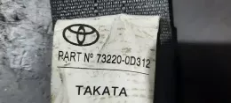 732200D312 передній ремінь безпеки Toyota Yaris