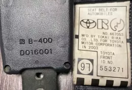 7322013220 передний ремень безопасности Toyota Corolla Verso E121 2003