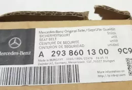 A2938601300 передній ремінь безпеки Mercedes-Benz EQC 2021