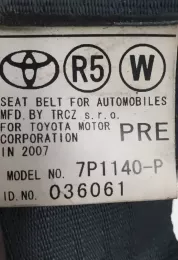 7P1140 передній ремінь безпеки Toyota Corolla Verso AR10 2007