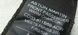 CD33611B69ACW передний ремень безопасности Aston Martin Vanquish V12 2017