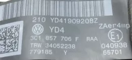 779185 передній ремінь безпеки Volkswagen PASSAT B6 2008