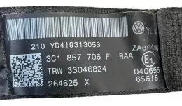 264625X передній ремінь безпеки Volkswagen PASSAT B6 2006