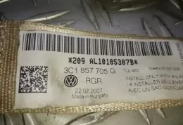 3C1857705G передний ремень безопасности Volkswagen PASSAT B6 2006