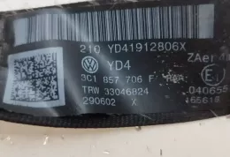 YD41912806X передній ремінь безпеки Volkswagen PASSAT B6 2007