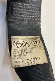 117438 ремінь безпеки третього ряду Toyota Corolla Verso AR10 2006