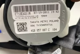 4G0857807C ремень безопасности заднего центрального сиденья Audi A6 S6 C7 4G 2014