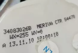 340832026B ремінь безпеки заднього центрального сидіння Opel Meriva B 2012