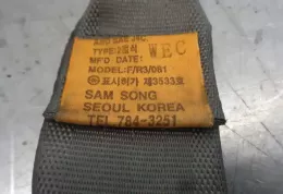 7561006014XAAD ремінь безпеки заднього центрального сидіння SsangYong Korando 1998