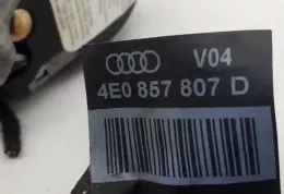 603016200 ремінь безпеки заднього центрального сидіння Audi A8 S8 D3 4E 2007