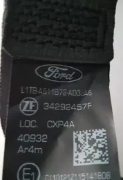 L1TBA611B72AD3JA6 ремінь безпеки заднього центрального сидіння Ford Puma 2021