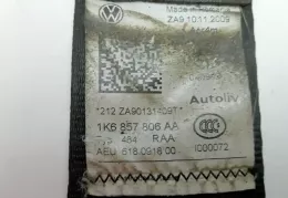 6045AJ91593 ремінь безпеки заднього сидіння Volkswagen Golf VI 2009