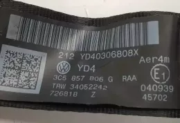 3C0857806KRAA ремінь безпеки заднього сидіння Volkswagen PASSAT B6 2005