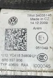 6R0857806 ремень безопасности заднего сиденья Volkswagen Polo V 6R 2011