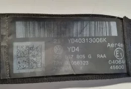 YD40313006K ремень безопасности заднего сиденья Volkswagen PASSAT B6 2005