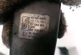 6053581615 пряжка заднего ремня безопасности Opel Corsa D 2007