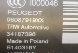 98087919 ремінь безпеки заднього сидіння Peugeot 308 2016