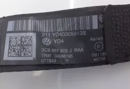 3C9857805JRRA ремінь безпеки заднього сидіння Volkswagen Passat Alltrack 2013