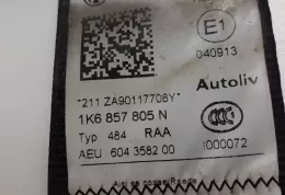 1K6857805N ремень безопасности заднего сиденья Volkswagen Golf V 2006