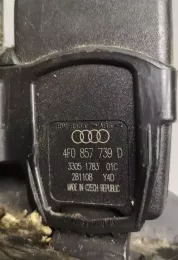 4F857739D пряжка заднего ремня безопасности Audi A6 S6 C6 4F 2006