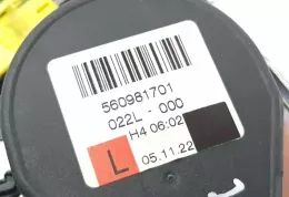 95580305111HCP пряжка заднего ремня безопасности Porsche Cayenne (92A) 2003