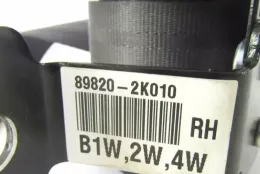 898202K010 ремень безопасности заднего сиденья KIA Soul 2013