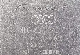 260607 пряжка заднього ременя безпеки Audi A6 S6 C6 4F 2008