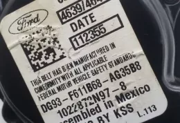 DG93F611B68AG35B8 ремінь безпеки заднього сидіння Ford Fusion II 2015