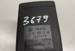 2928600169 пряжка заднего ремня безопасности Mercedes-Benz GLE (W166 - C292) 2017