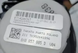 211TK952641896 ремень безопасности заднего сиденья Audi A1 2010