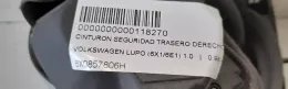 6X0857806H ремень безопасности заднего сиденья Volkswagen Lupo 1998