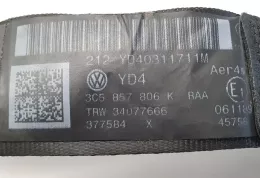 Y040311711M ремінь безпеки заднього сидіння Volkswagen PASSAT B7 2011