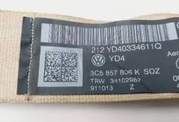 3C5857806KSOZ ремень безопасности заднего сиденья Volkswagen Passat Alltrack 2012