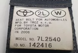 142416 ремінь безпеки заднього сидіння Toyota Corolla Verso AR10 2004