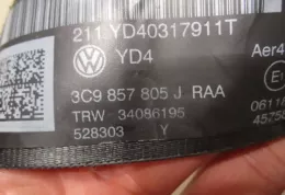 YD40317911T ремень безопасности заднего сиденья Volkswagen PASSAT B7 2011