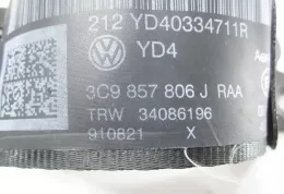 YD40334711B ремінь безпеки заднього сидіння Volkswagen PASSAT B7 2012