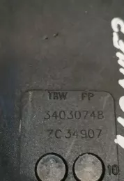 ZC34907 пряжка заднего ремня безопасности Ford Mondeo MK IV 2008