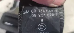 09114849N пряжка заднего ремня безопасности Opel Corsa C 2002
