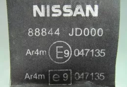 88844JD000 ремень безопасности заднего сиденья Nissan Qashqai 2008