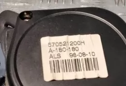 570521200H ремінь безпеки заднього сидіння Volvo S80 2000