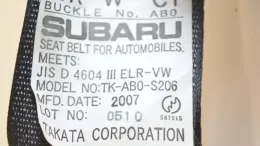 64680AG130JC пряжка заднего ремня безопасности Subaru Legacy 2007