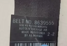 8639555 ремень безопасности заднего сиденья Volvo S40 2008