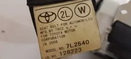 128223 ремінь безпеки заднього сидіння Toyota Corolla Verso AR10 2007