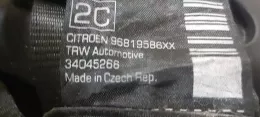 33060244G ремінь безпеки заднього сидіння Peugeot 308 2009