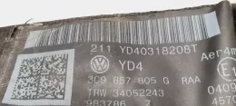 YD40318208T ремень безопасности заднего сиденья Volkswagen PASSAT B6 2008