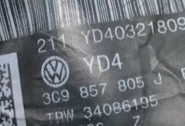 800966 ремінь безпеки заднього сидіння Volkswagen PASSAT B6 2009