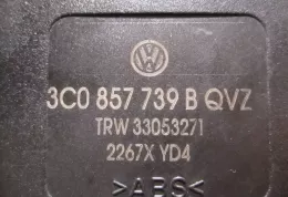 2267XYD4 пряжка заднього ременя безпеки Volkswagen PASSAT B6 2007