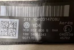 Y040314708U ремень безопасности заднего сиденья Volkswagen PASSAT B6 2006