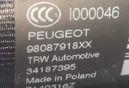 98087918 ремінь безпеки заднього сидіння Peugeot 308 2016