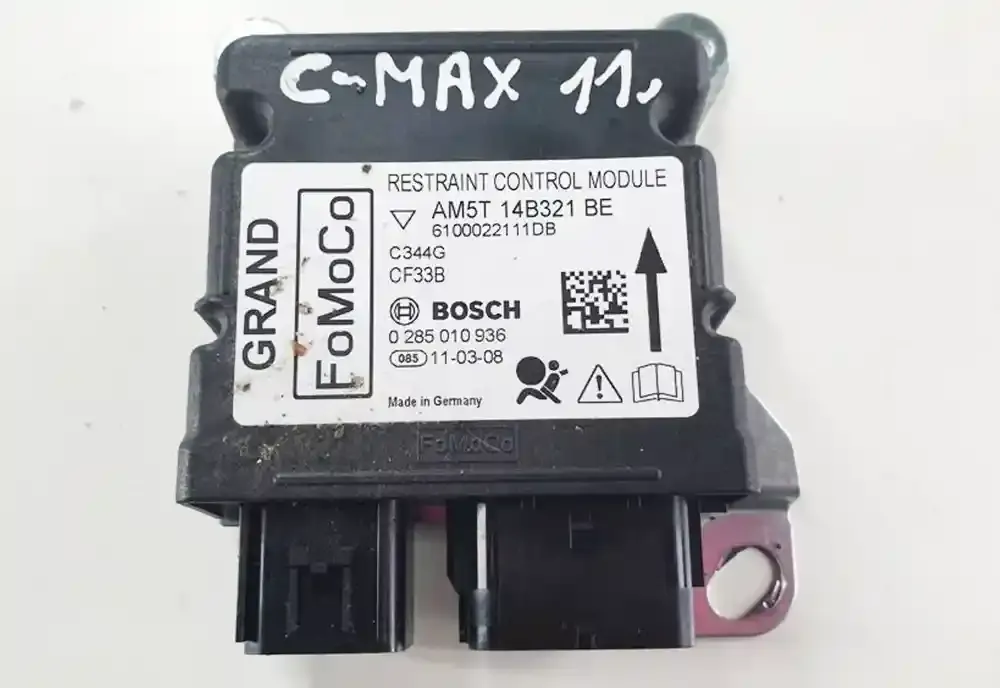 0285010936 блок управления AirBag (SRS) Ford Grand C-MAX 2011